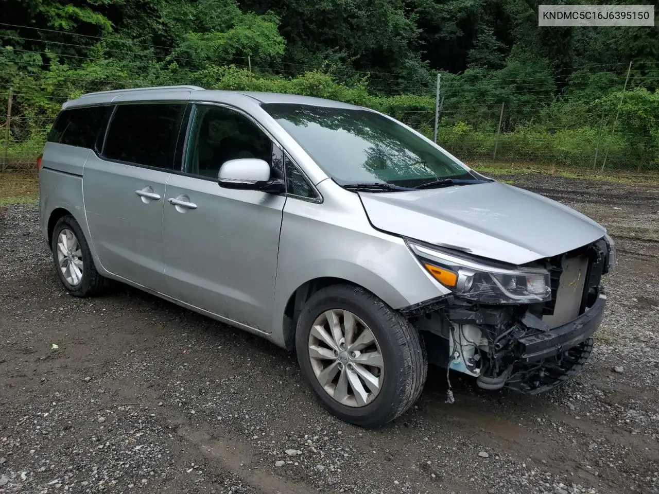 2018 Kia Sedona Ex VIN: KNDMC5C16J6395150 Lot: 62465165