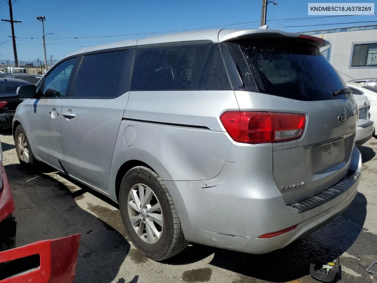 2018 Kia Sedona Lx VIN: KNDMB5C18J6378269 Lot: 63033845
