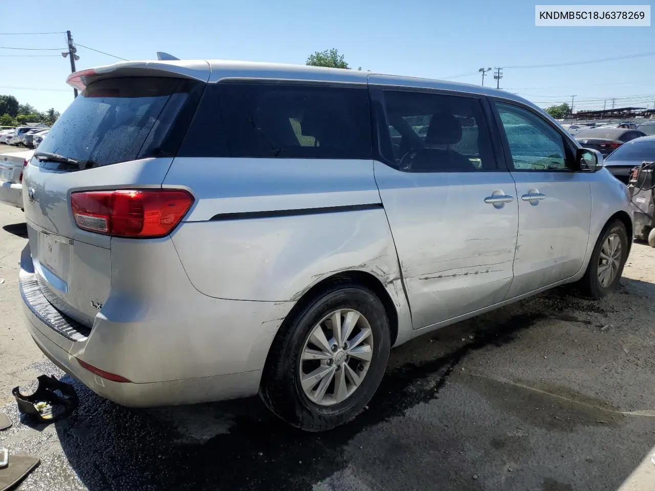 2018 Kia Sedona Lx VIN: KNDMB5C18J6378269 Lot: 63033845
