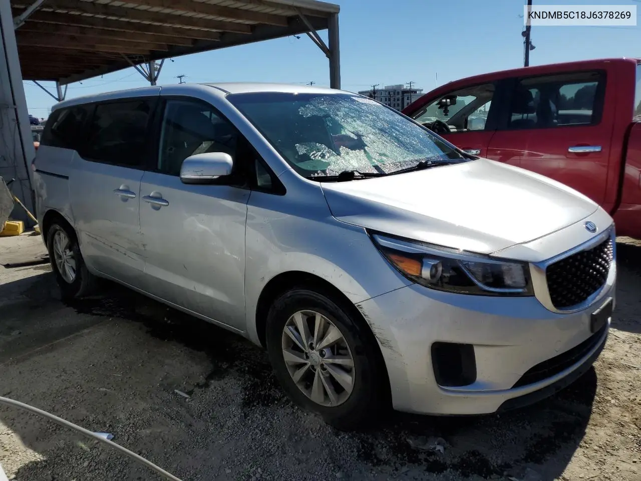 2018 Kia Sedona Lx VIN: KNDMB5C18J6378269 Lot: 63033845