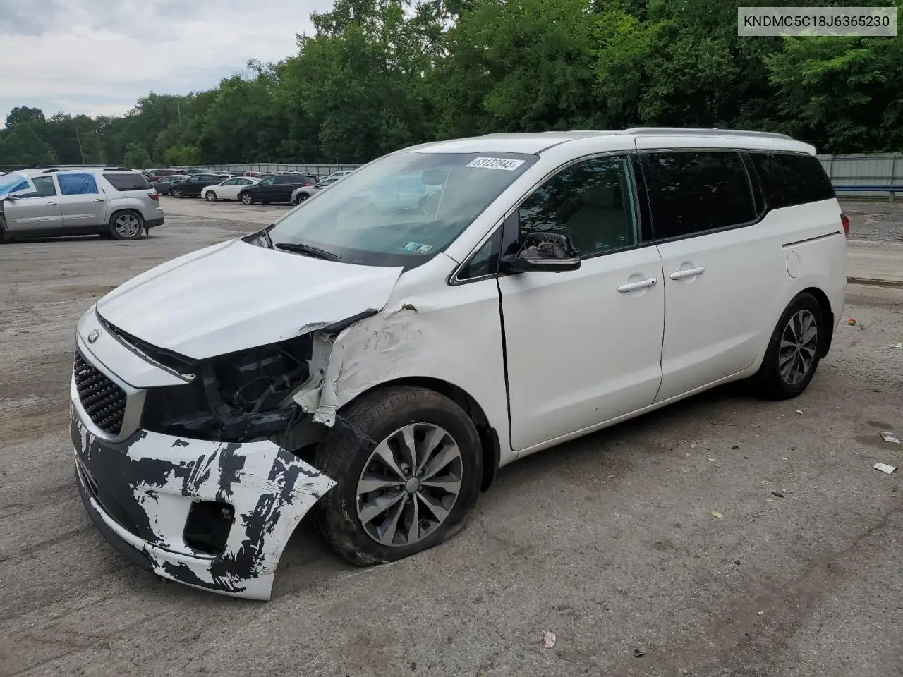 kndmc5c18j6365230 KNDMC5C18J6365230 2018 Kia Sedona Ex