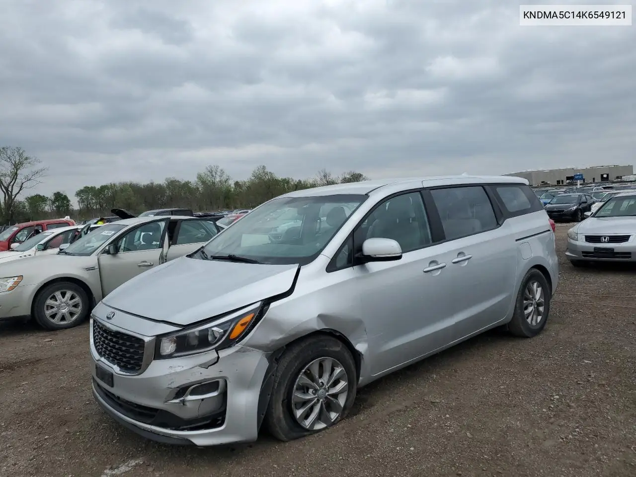 2019 Kia Sedona L VIN: KNDMA5C14K6549121 Lot: 54617675
