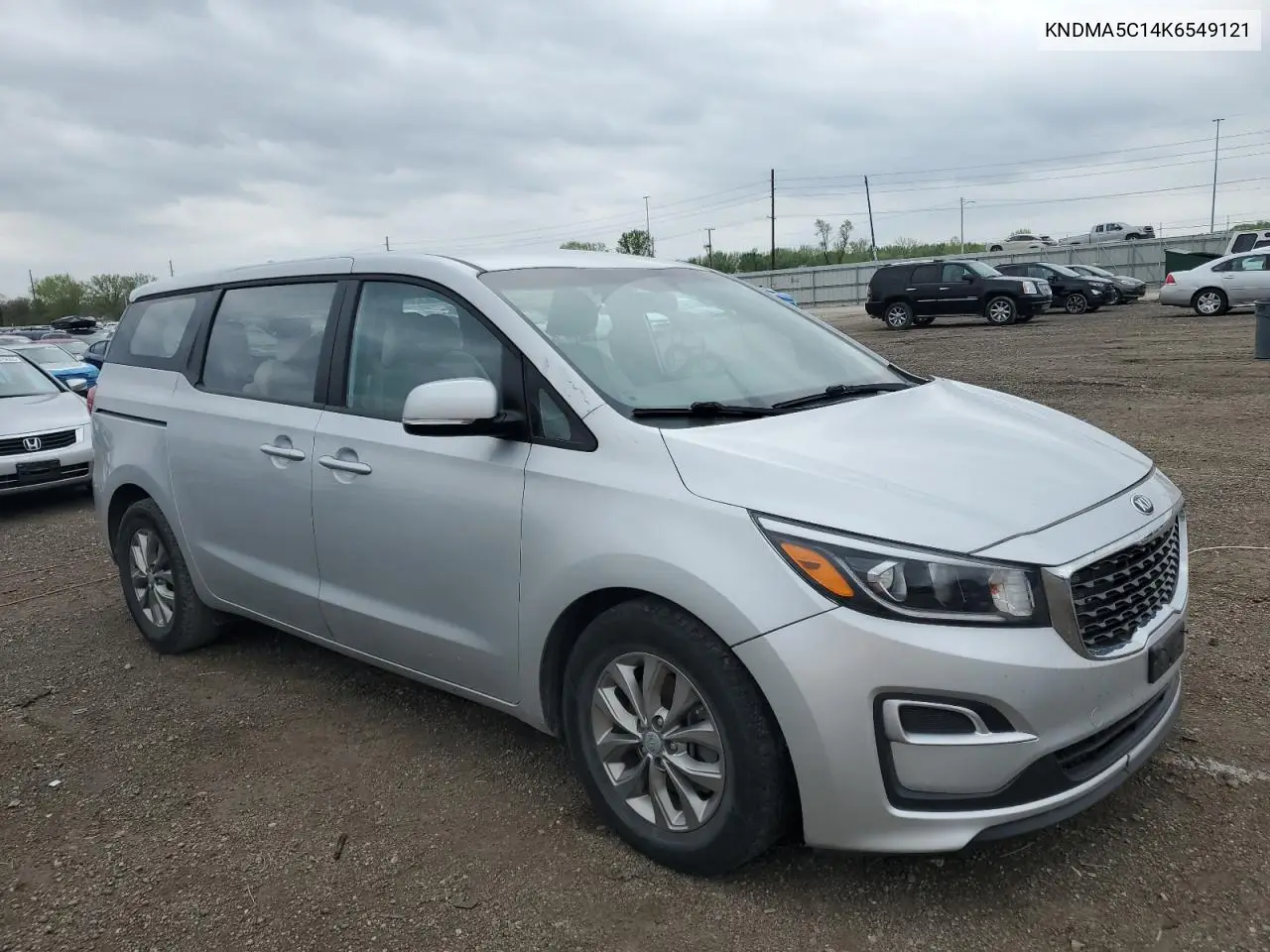 2019 Kia Sedona L VIN: KNDMA5C14K6549121 Lot: 54617675