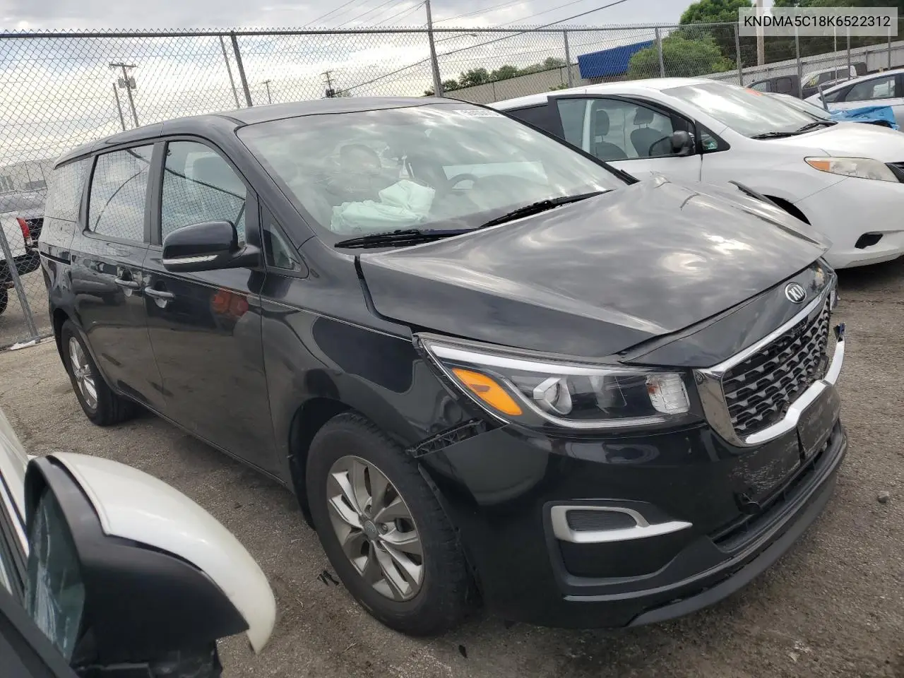 2019 Kia Sedona L VIN: KNDMA5C18K6522312 Lot: 56400475