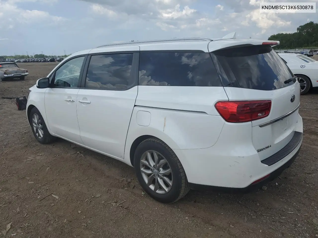 2019 Kia Sedona Lx VIN: KNDMB5C13K6530878 Lot: 61878325