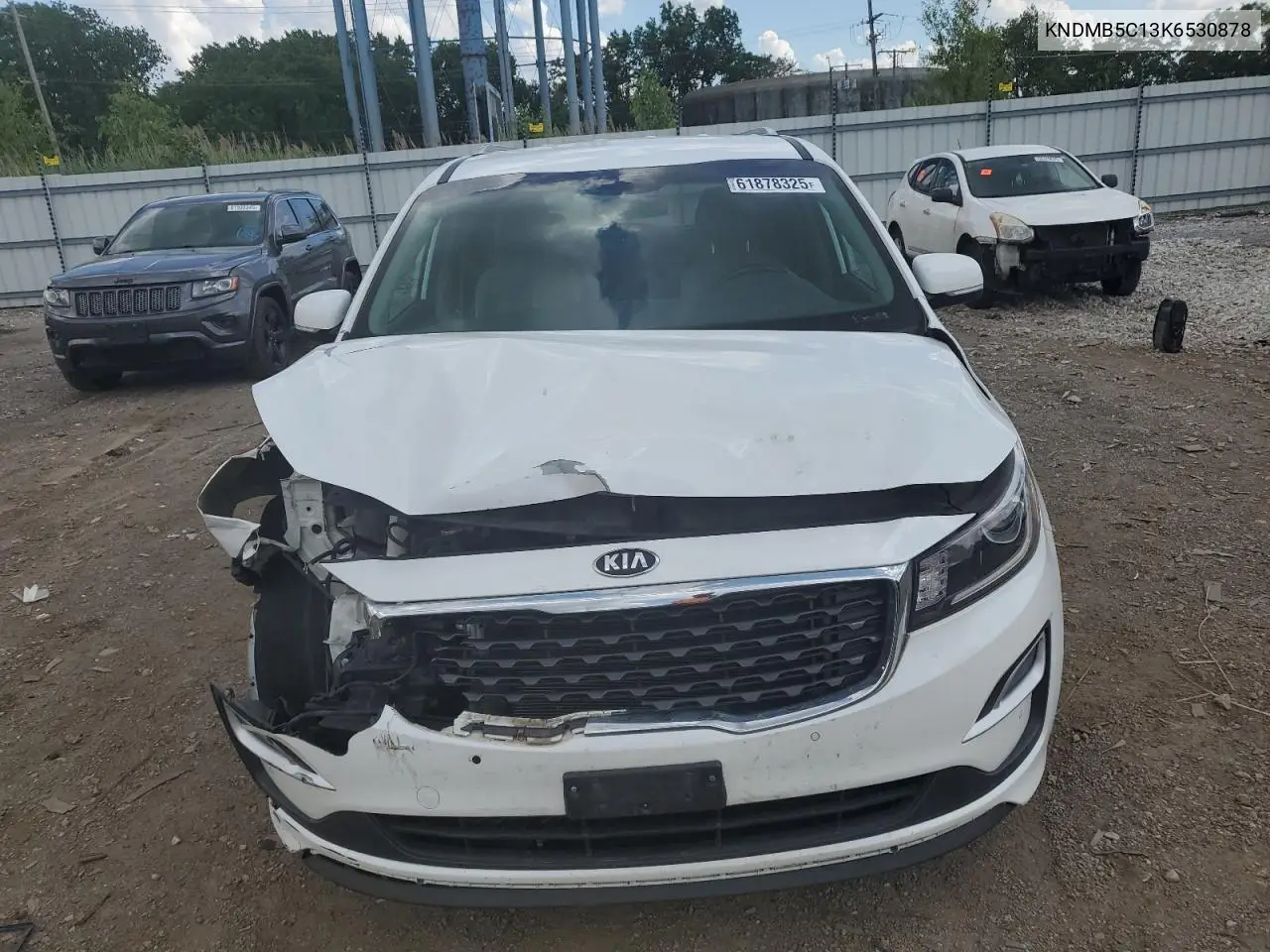 2019 Kia Sedona Lx VIN: KNDMB5C13K6530878 Lot: 61878325