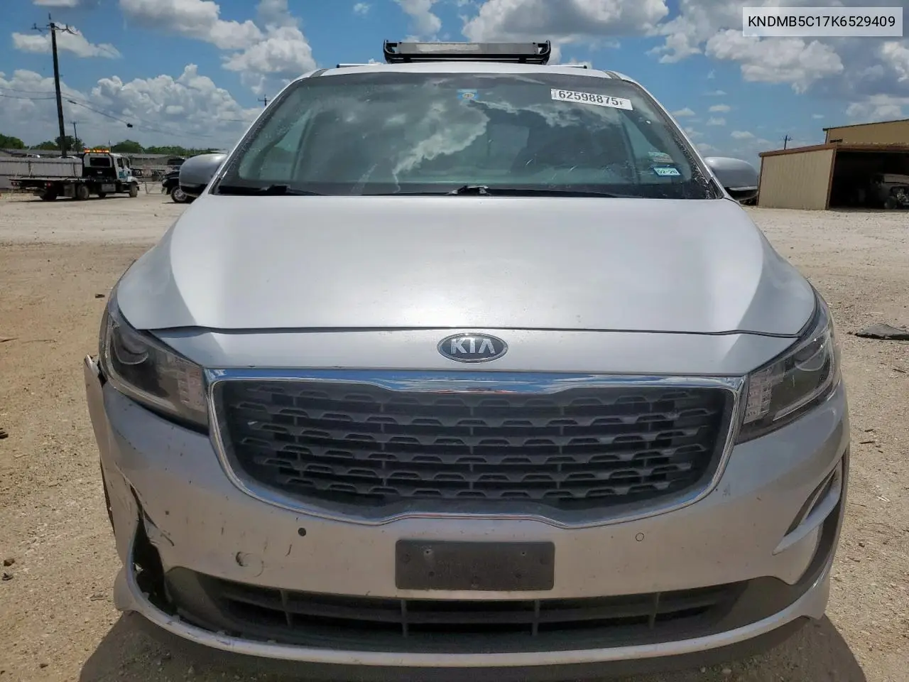 2019 Kia Sedona Lx VIN: KNDMB5C17K6529409 Lot: 62598875