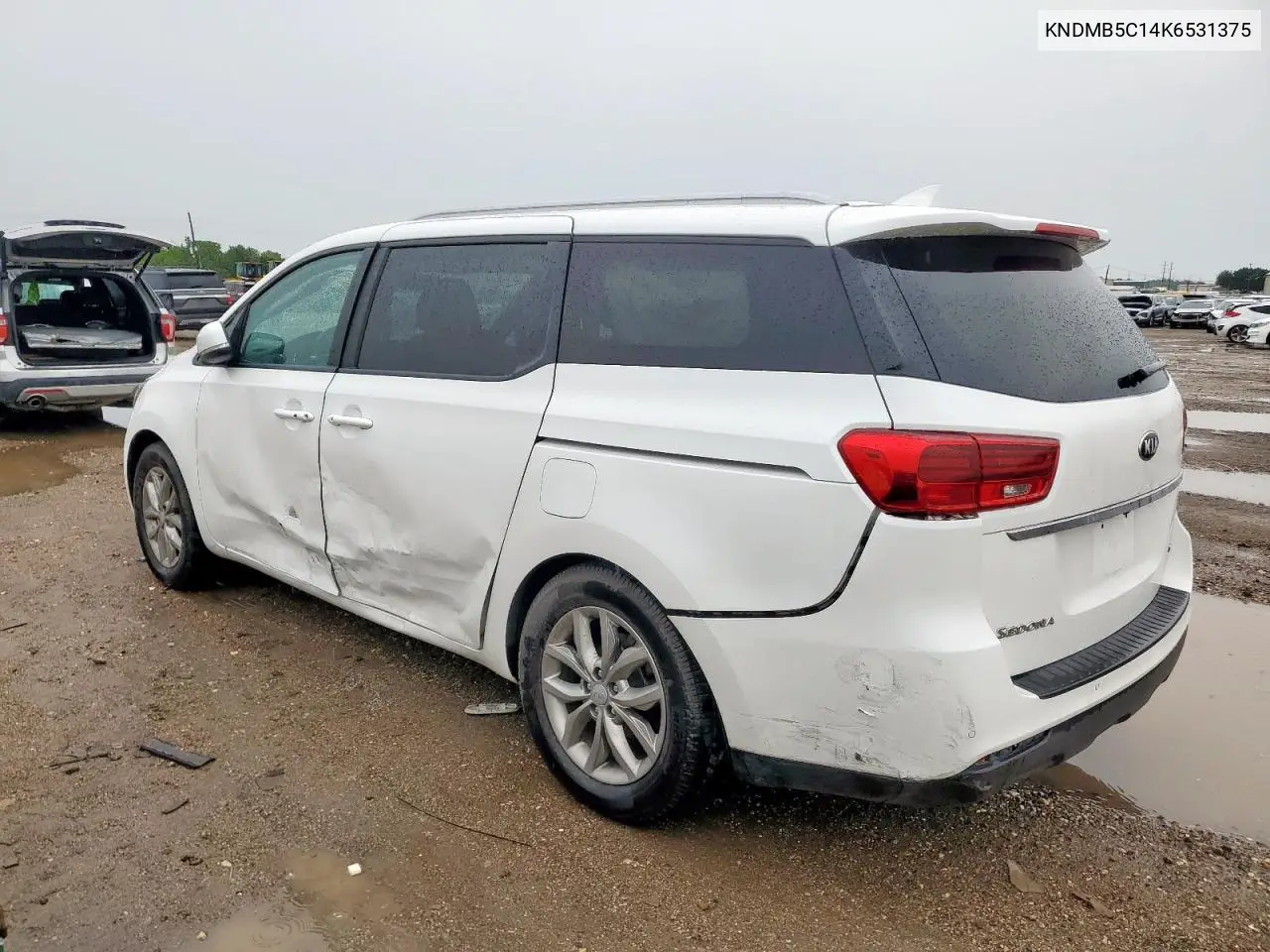 2019 Kia Sedona Lx VIN: KNDMB5C14K6531375 Lot: 63123955