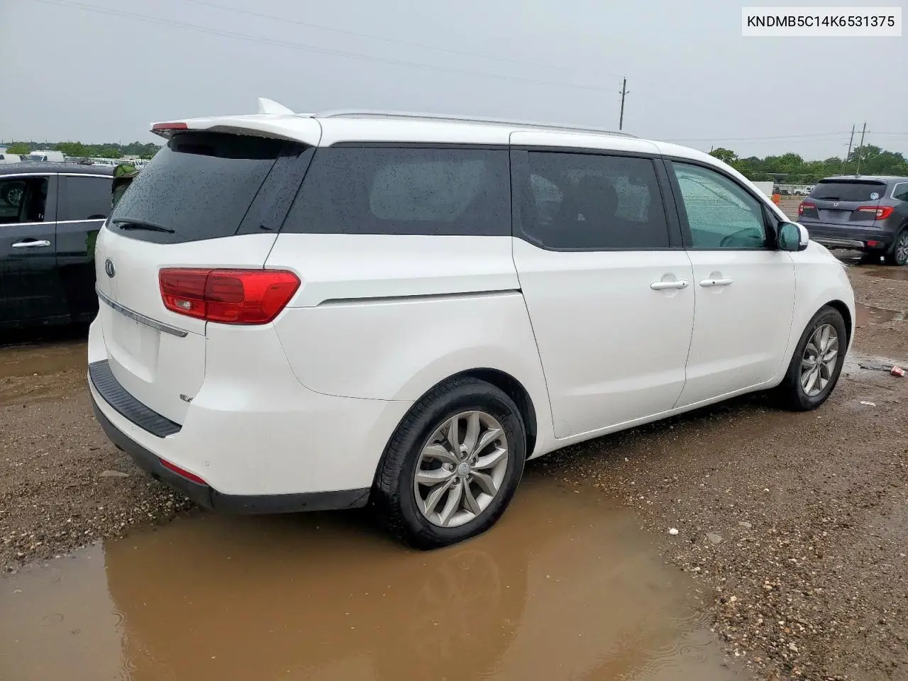 2019 Kia Sedona Lx VIN: KNDMB5C14K6531375 Lot: 63123955