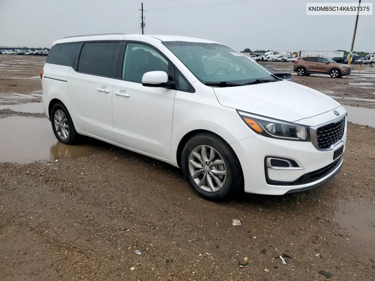 2019 Kia Sedona Lx VIN: KNDMB5C14K6531375 Lot: 63123955
