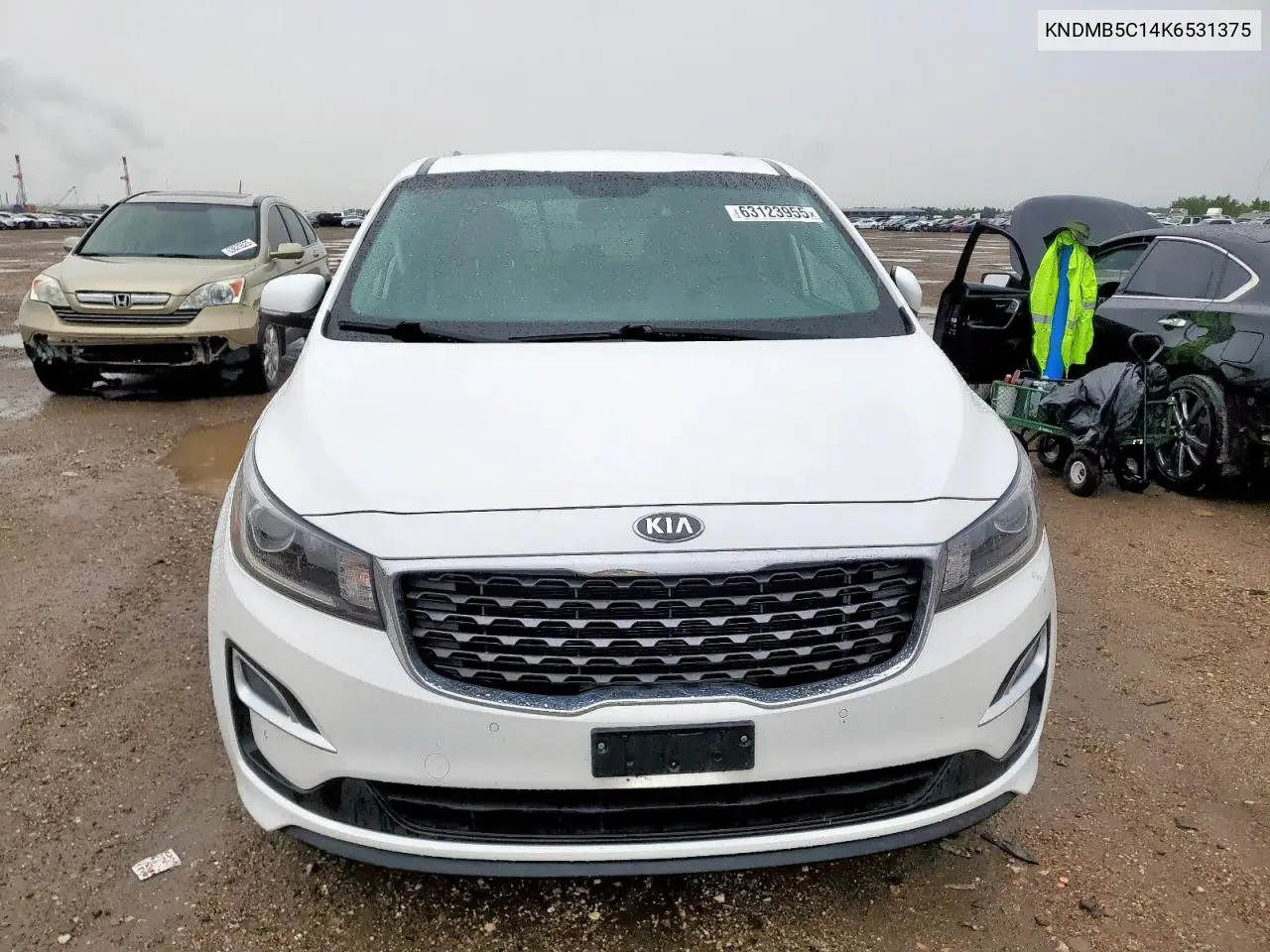 2019 Kia Sedona Lx VIN: KNDMB5C14K6531375 Lot: 63123955