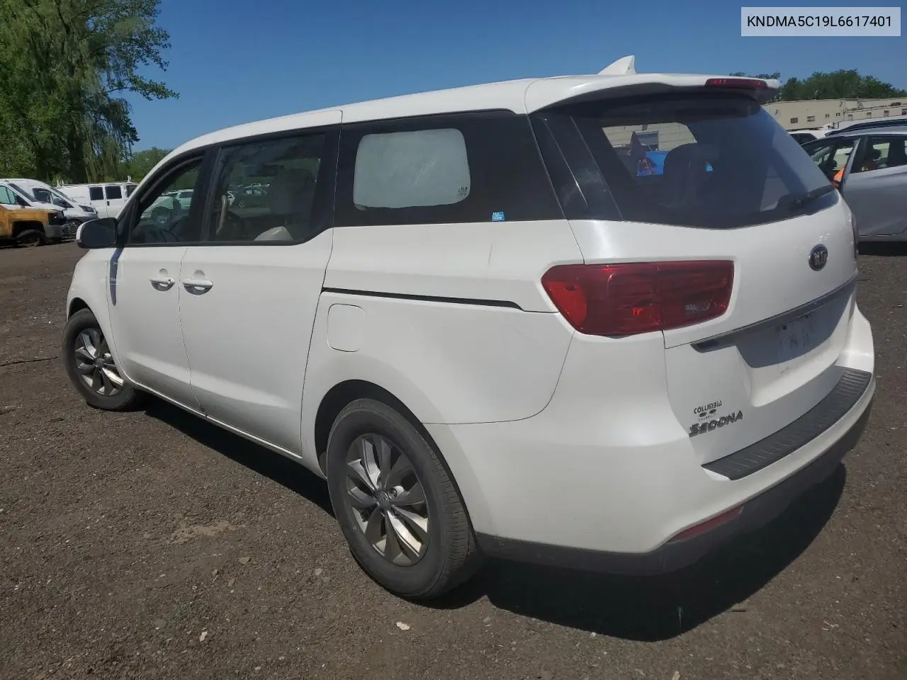 2020 Kia Sedona L VIN: KNDMA5C19L6617401 Lot: 56564135