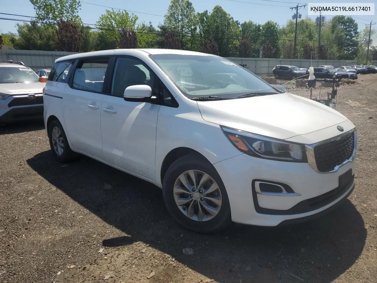 2020 Kia Sedona L VIN: KNDMA5C19L6617401 Lot: 56564135