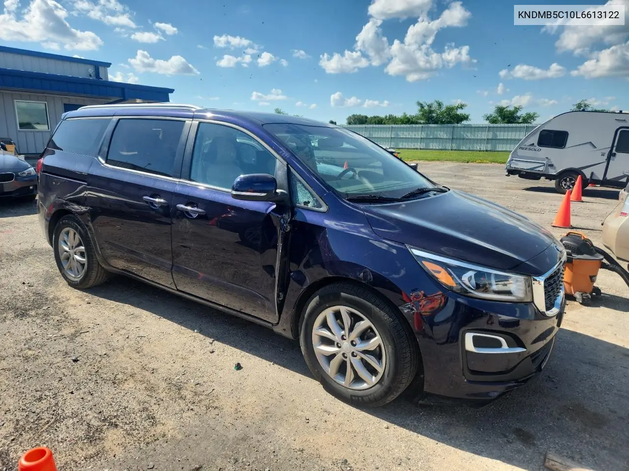 2020 Kia Sedona Lx VIN: KNDMB5C10L6613122 Lot: 63278125