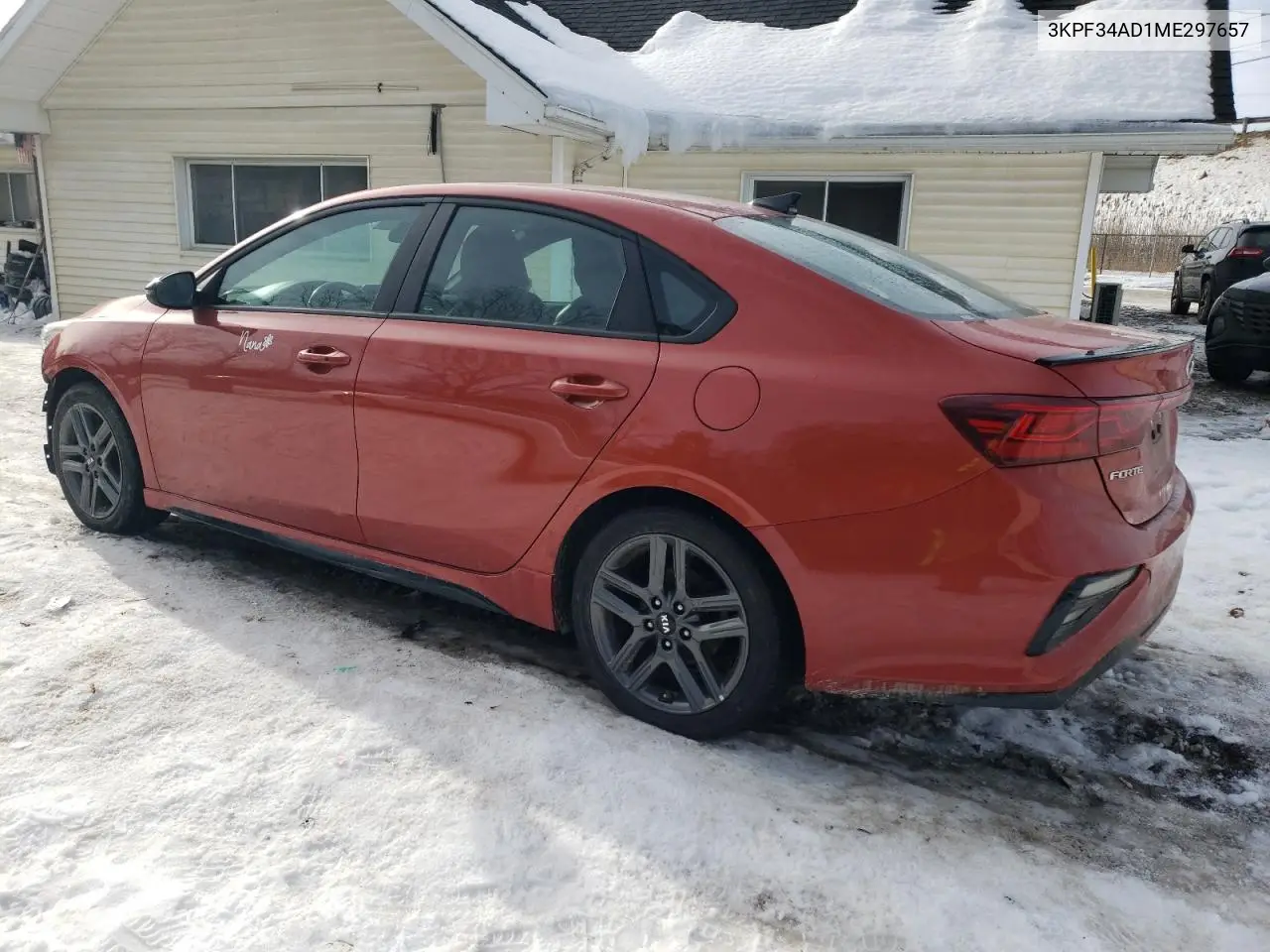 2021 Kia Forte Gt Line VIN: 3KPF34AD1ME297657 Lot: 43186045