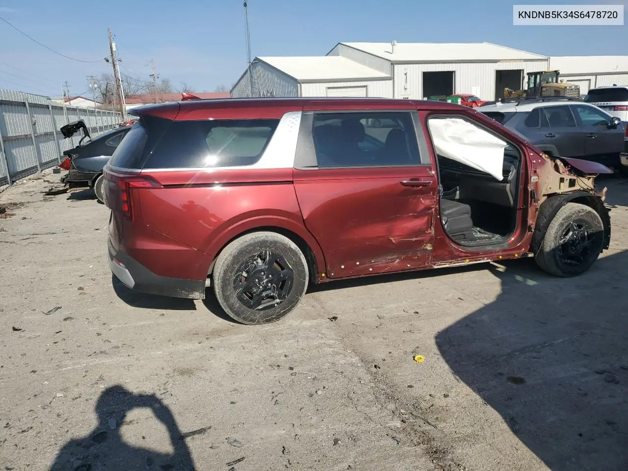 2025 Kia Carnival Lx VIN: KNDNB5K34S6478720 Lot: 47201065
