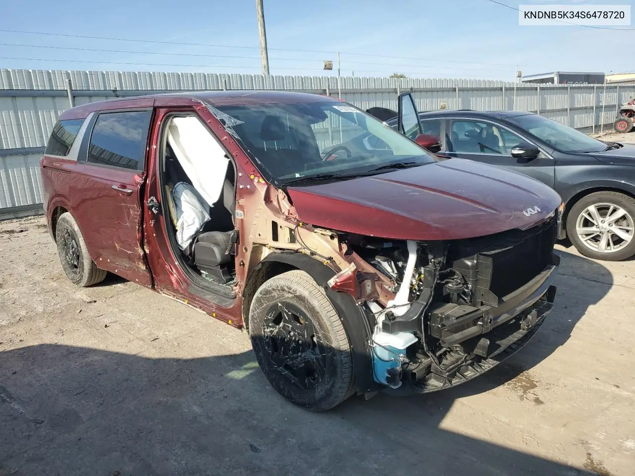 2025 Kia Carnival Lx VIN: KNDNB5K34S6478720 Lot: 47201065