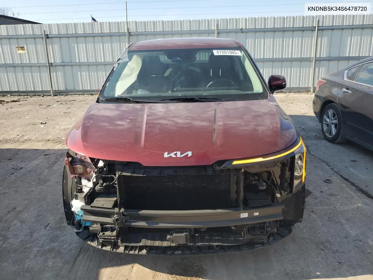 2025 Kia Carnival Lx VIN: KNDNB5K34S6478720 Lot: 47201065