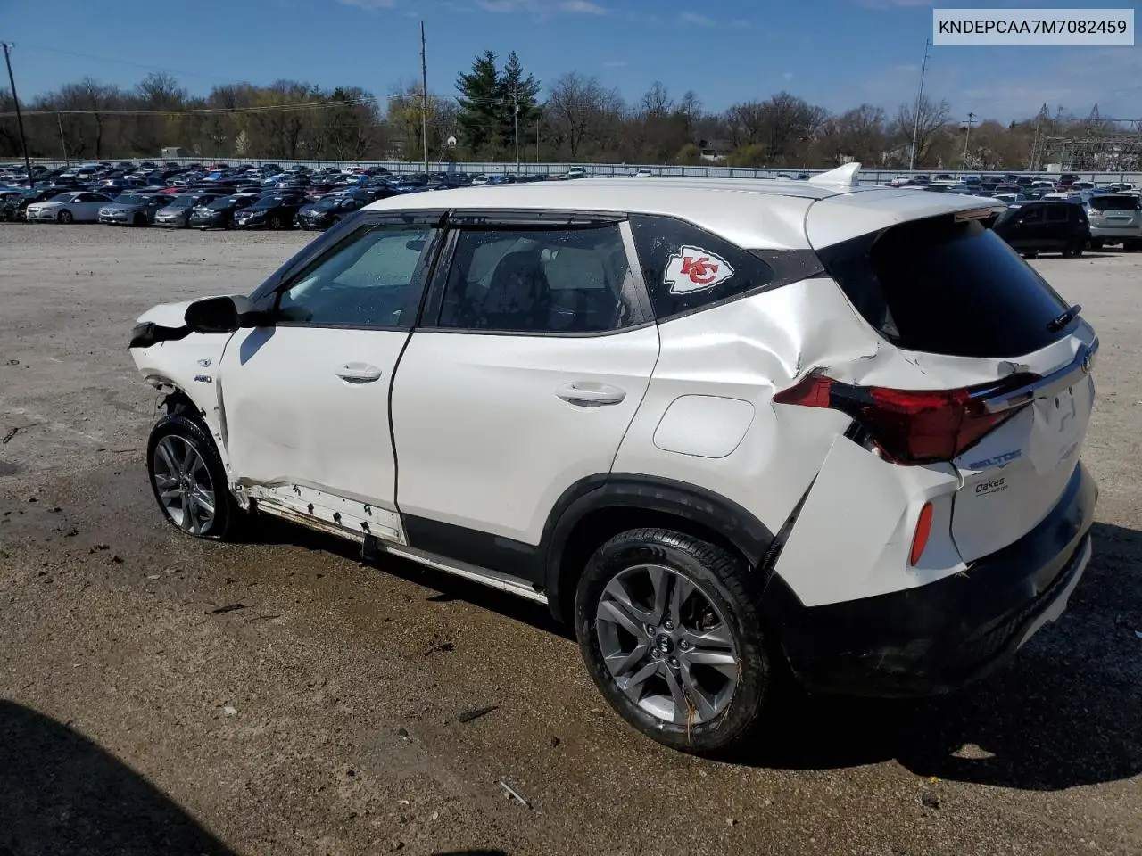 2021 Kia Seltos Lx VIN: KNDEPCAA7M7082459 Lot: 50494035