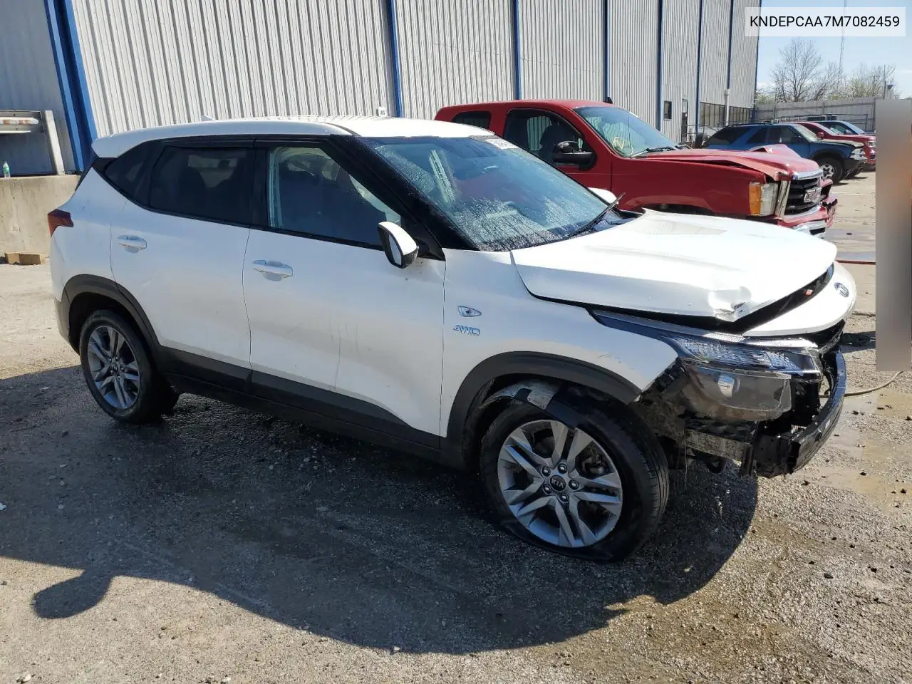 2021 Kia Seltos Lx VIN: KNDEPCAA7M7082459 Lot: 50494035
