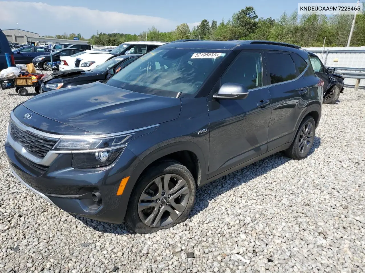2021 Kia Seltos S VIN: KNDEUCAA9M7228465 Lot: 52106535