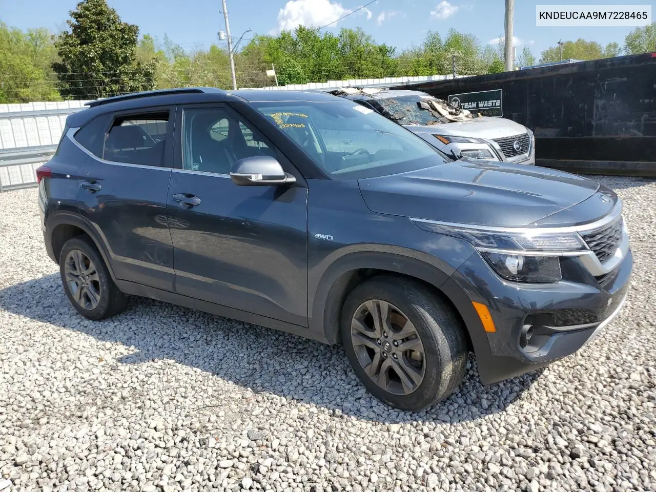 2021 Kia Seltos S VIN: KNDEUCAA9M7228465 Lot: 52106535