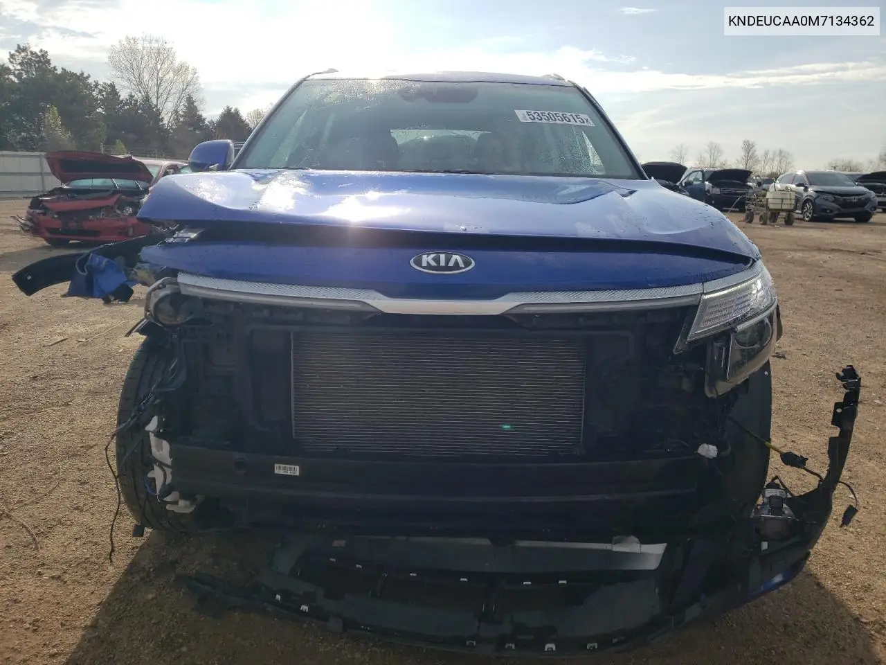 2021 Kia Seltos S VIN: KNDEUCAA0M7134362 Lot: 53505615