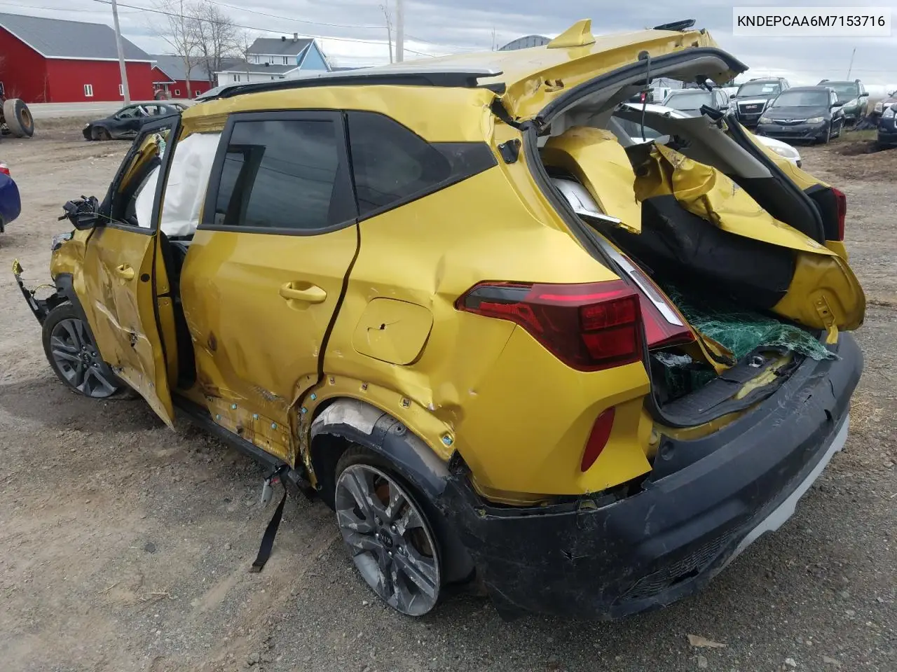 2021 Kia Seltos Lx VIN: KNDEPCAA6M7153716 Lot: 55794435