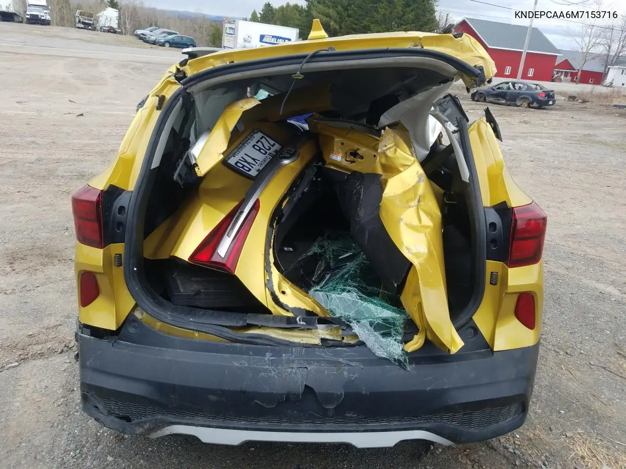 2021 Kia Seltos Lx VIN: KNDEPCAA6M7153716 Lot: 55794435