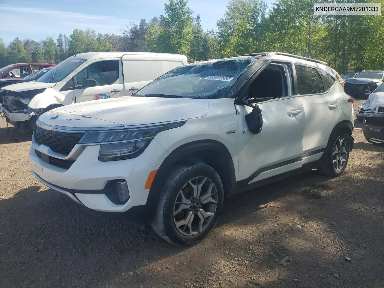 2021 Kia Seltos Ex VIN: KNDERCAA9M7201333 Lot: 56477065