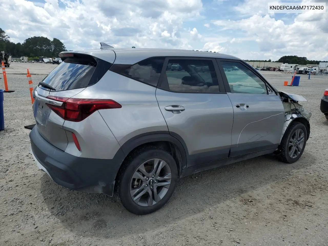 2021 Kia Seltos Lx VIN: KNDEPCAA6M7172430 Lot: 56545565