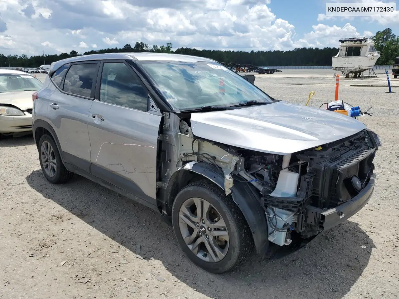 2021 Kia Seltos Lx VIN: KNDEPCAA6M7172430 Lot: 56545565
