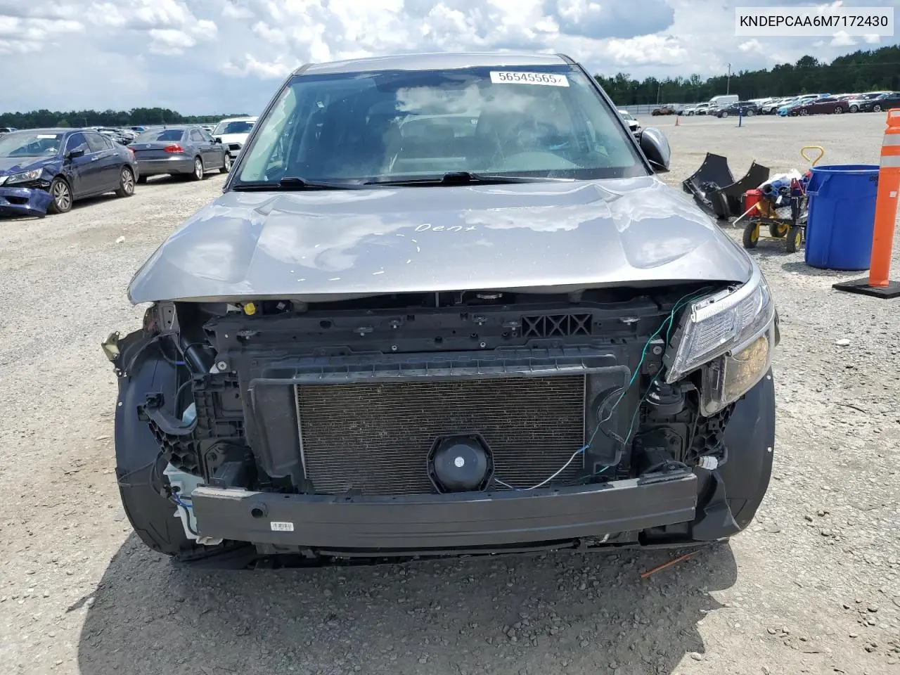 2021 Kia Seltos Lx VIN: KNDEPCAA6M7172430 Lot: 56545565