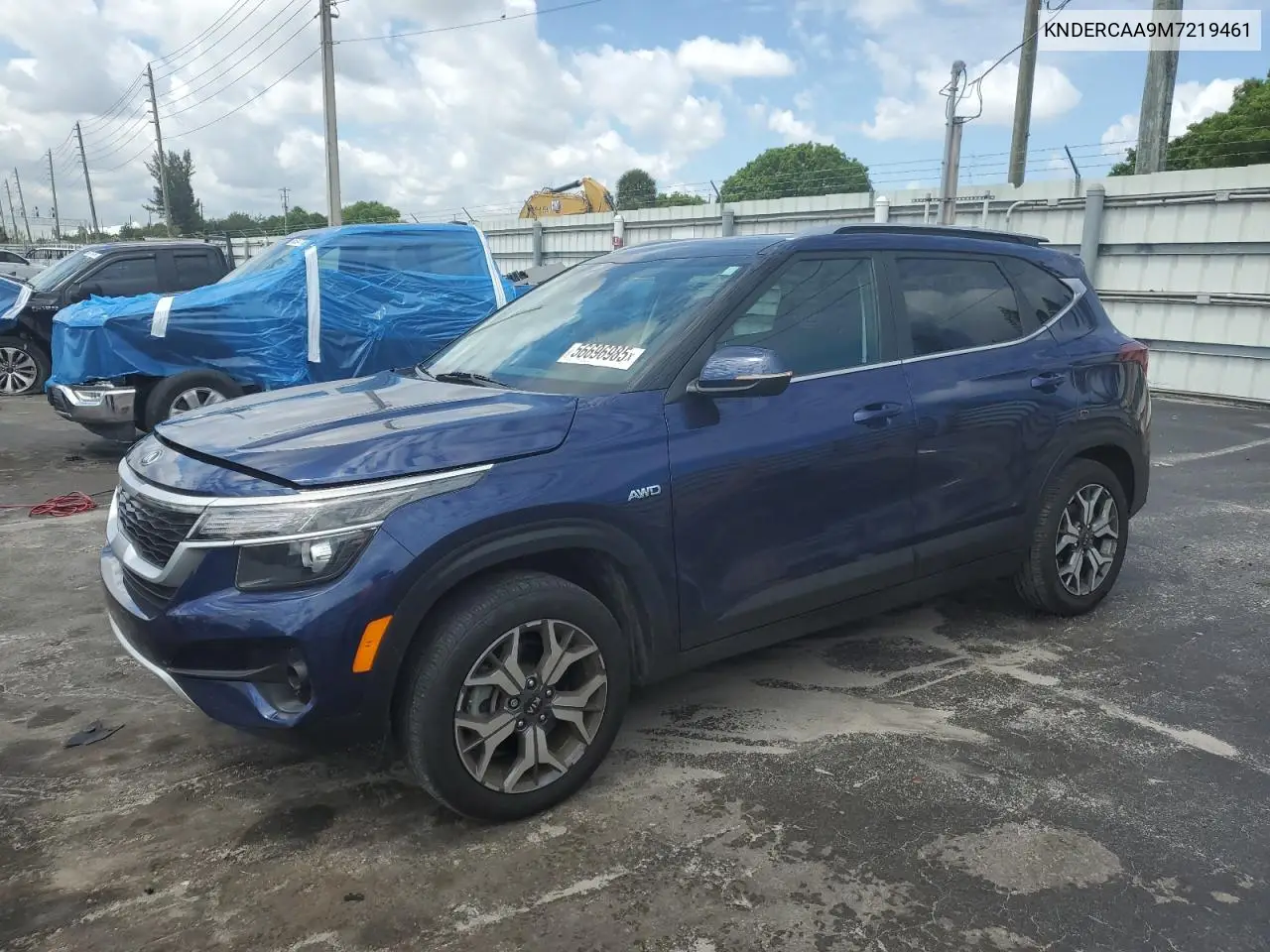 2021 Kia Seltos Ex VIN: KNDERCAA9M7219461 Lot: 56696985