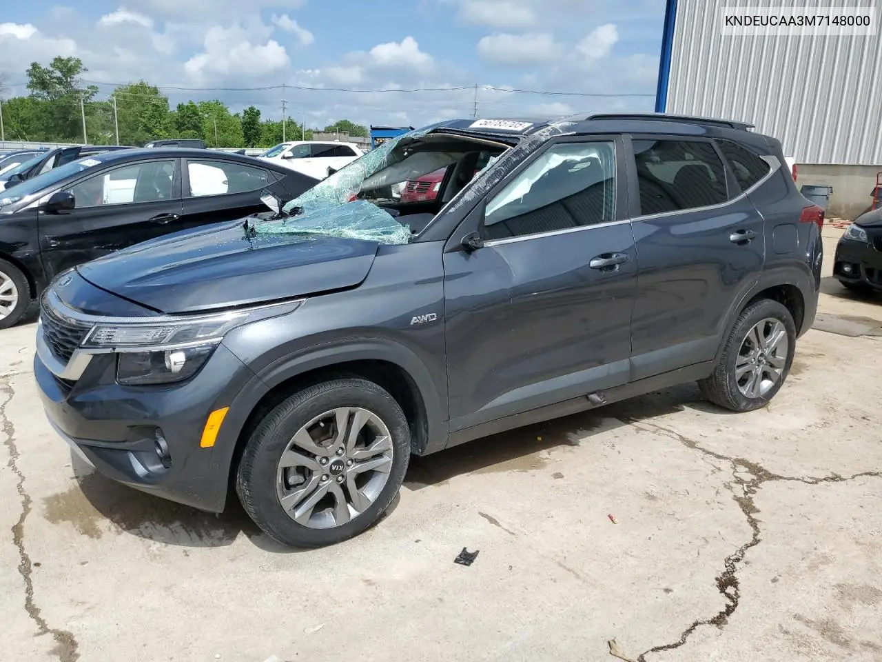 2021 Kia Seltos S VIN: KNDEUCAA3M7148000 Lot: 56785705