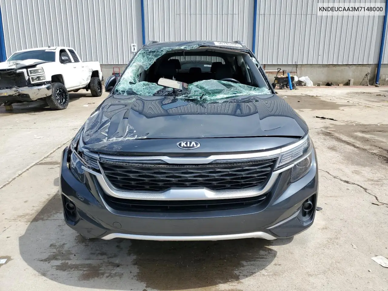 2021 Kia Seltos S VIN: KNDEUCAA3M7148000 Lot: 56785705