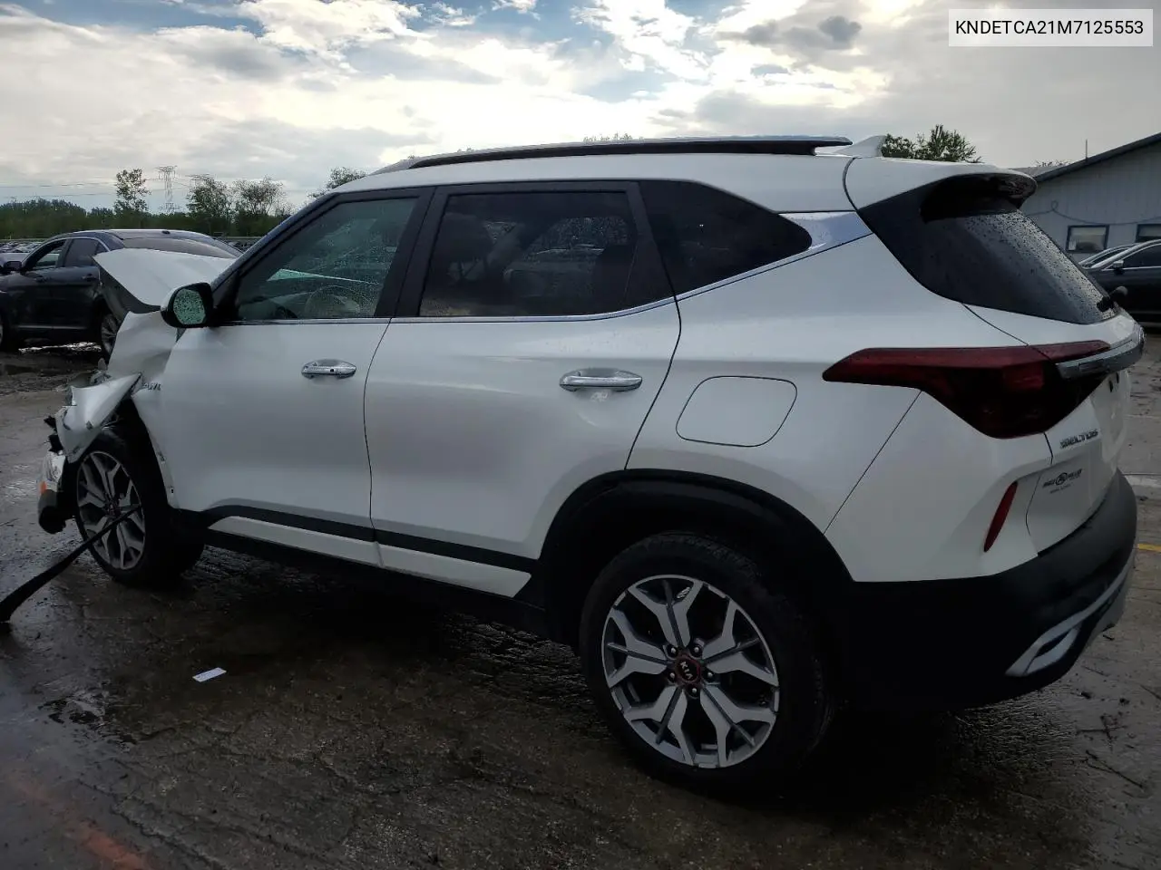 2021 Kia Seltos Sx VIN: KNDETCA21M7125553 Lot: 56988045
