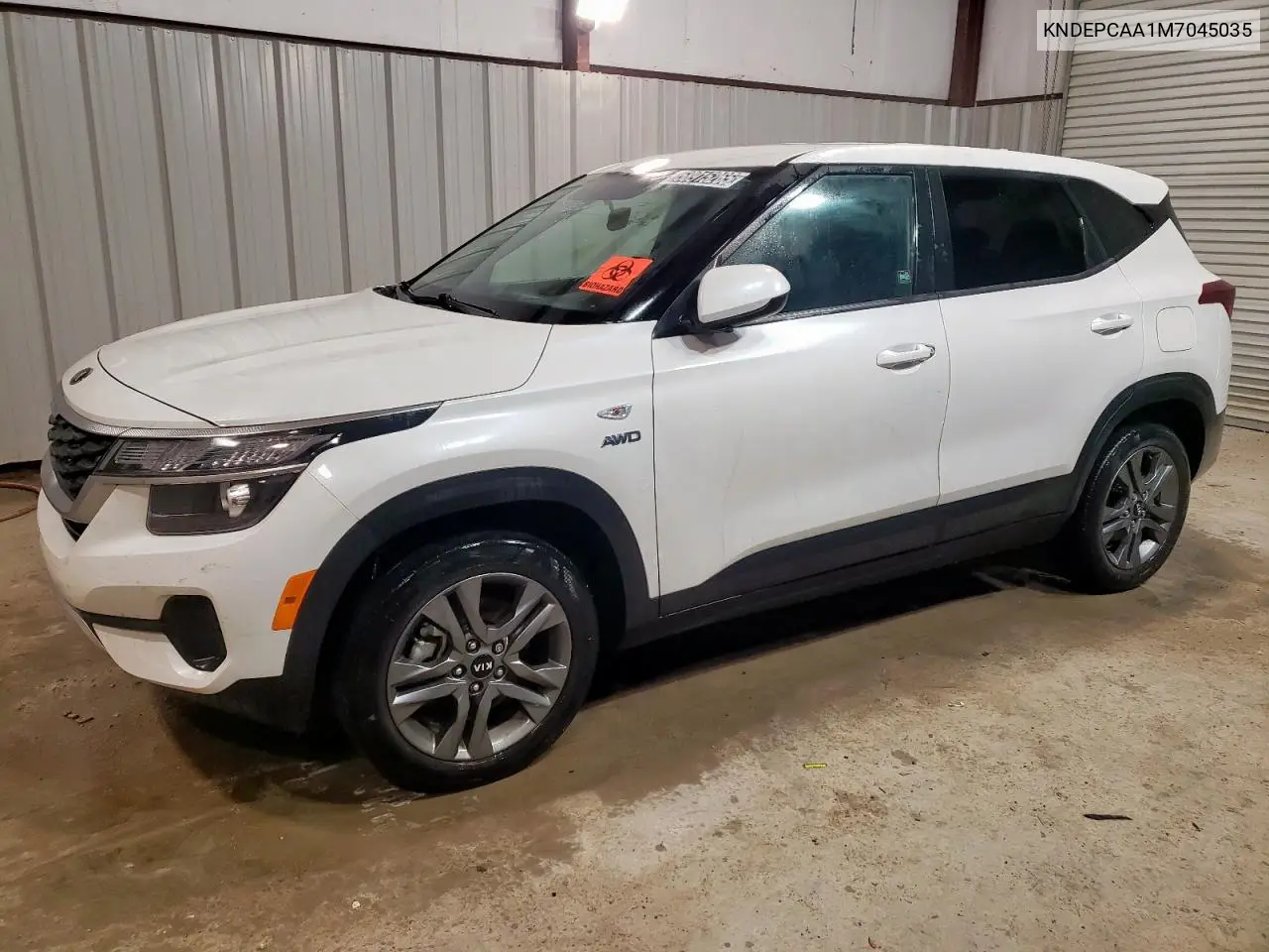 2021 Kia Seltos Lx VIN: KNDEPCAA1M7045035 Lot: 58915265