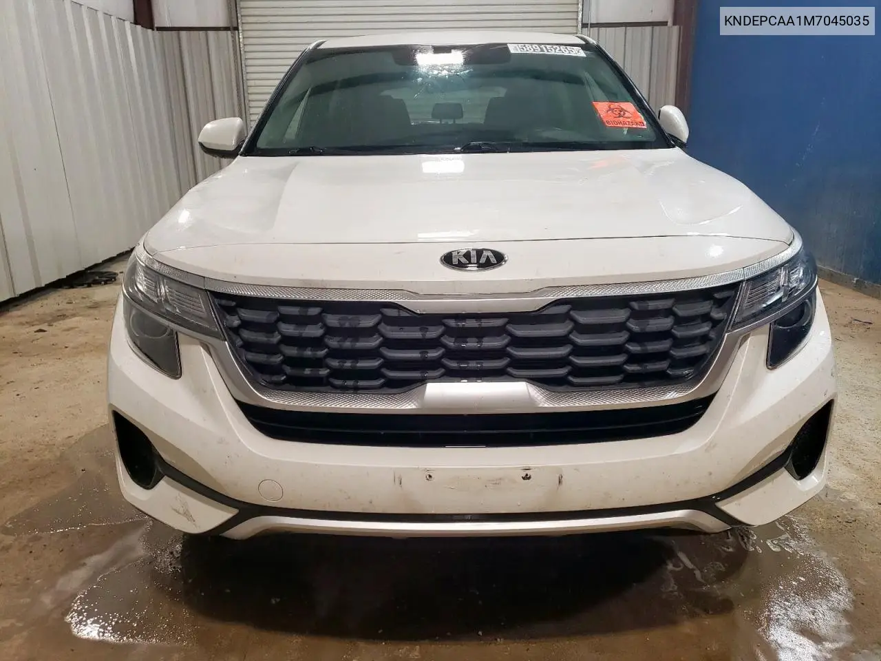 2021 Kia Seltos Lx VIN: KNDEPCAA1M7045035 Lot: 58915265