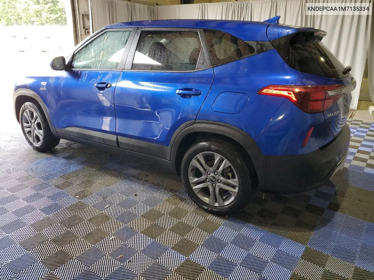 2021 Kia Seltos Lx VIN: KNDEPCAA1M7135334 Lot: 60150235