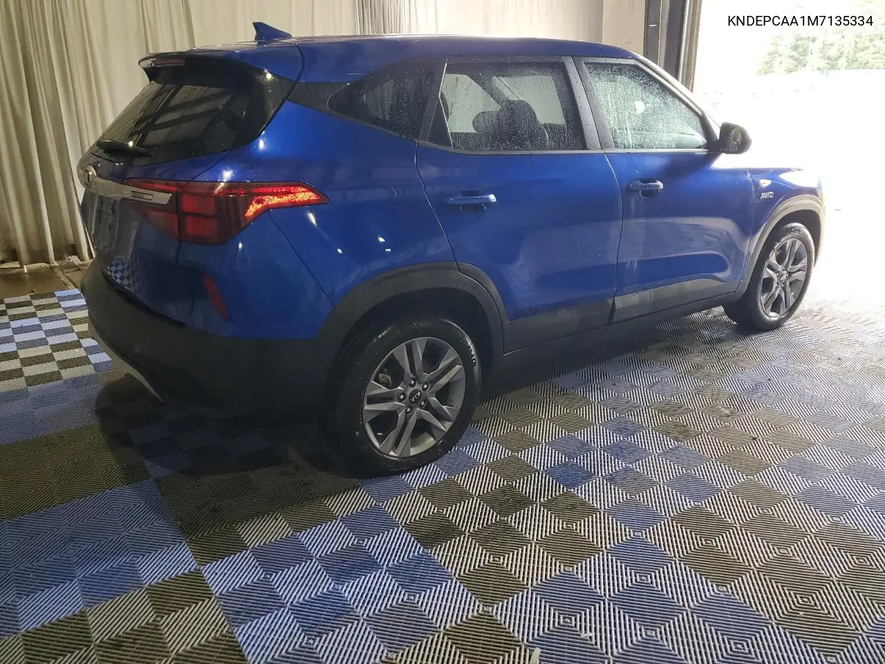 2021 Kia Seltos Lx VIN: KNDEPCAA1M7135334 Lot: 60150235