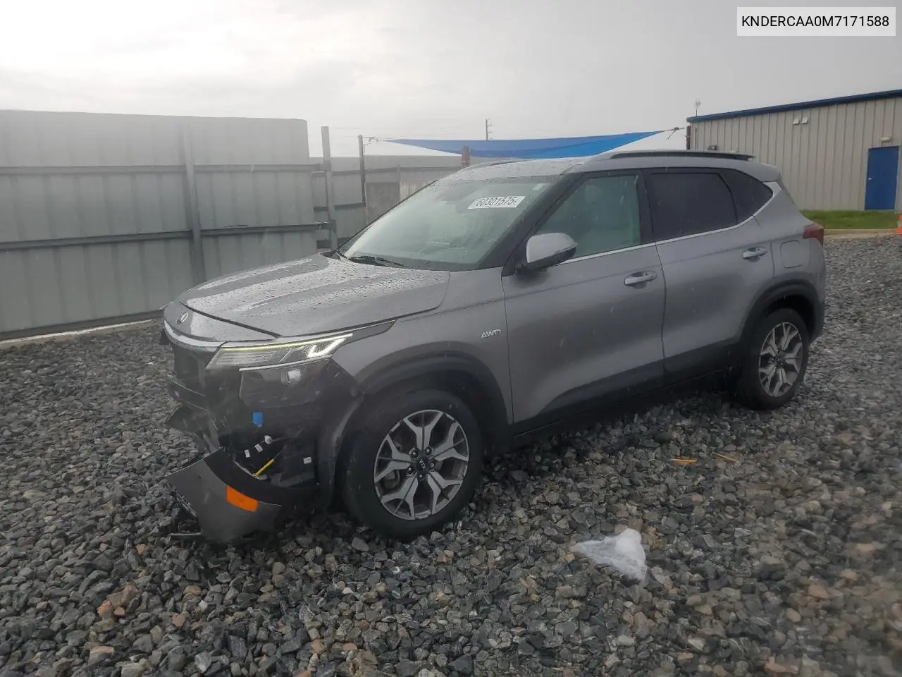 2021 Kia Seltos Ex VIN: KNDERCAA0M7171588 Lot: 60301575