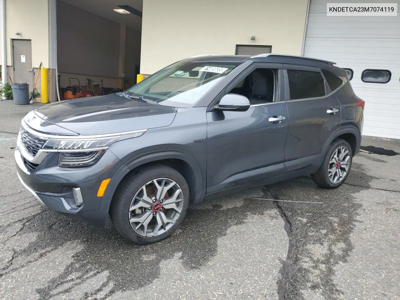 2021 Kia Seltos Sx VIN: KNDETCA23M7074119 Lot: 61405685