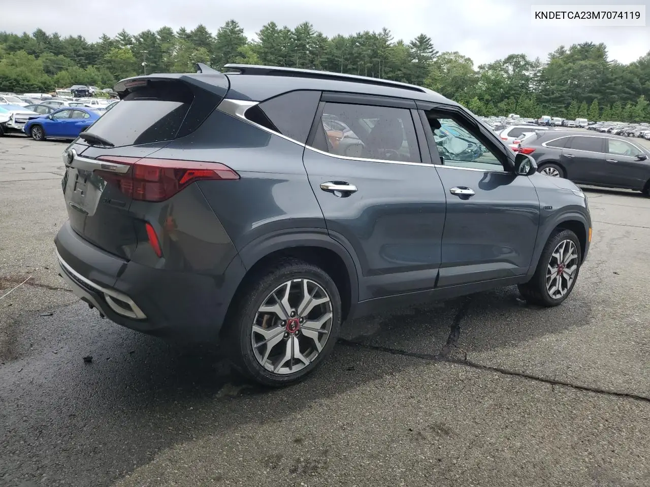 2021 Kia Seltos Sx VIN: KNDETCA23M7074119 Lot: 61405685