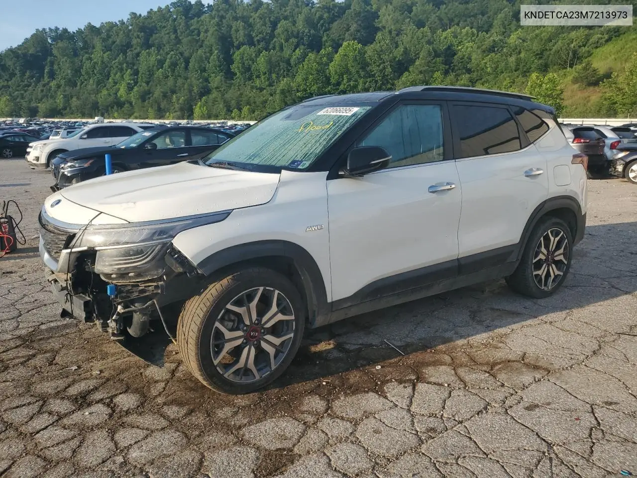 2021 Kia Seltos Sx VIN: KNDETCA23M7213973 Lot: 62066095