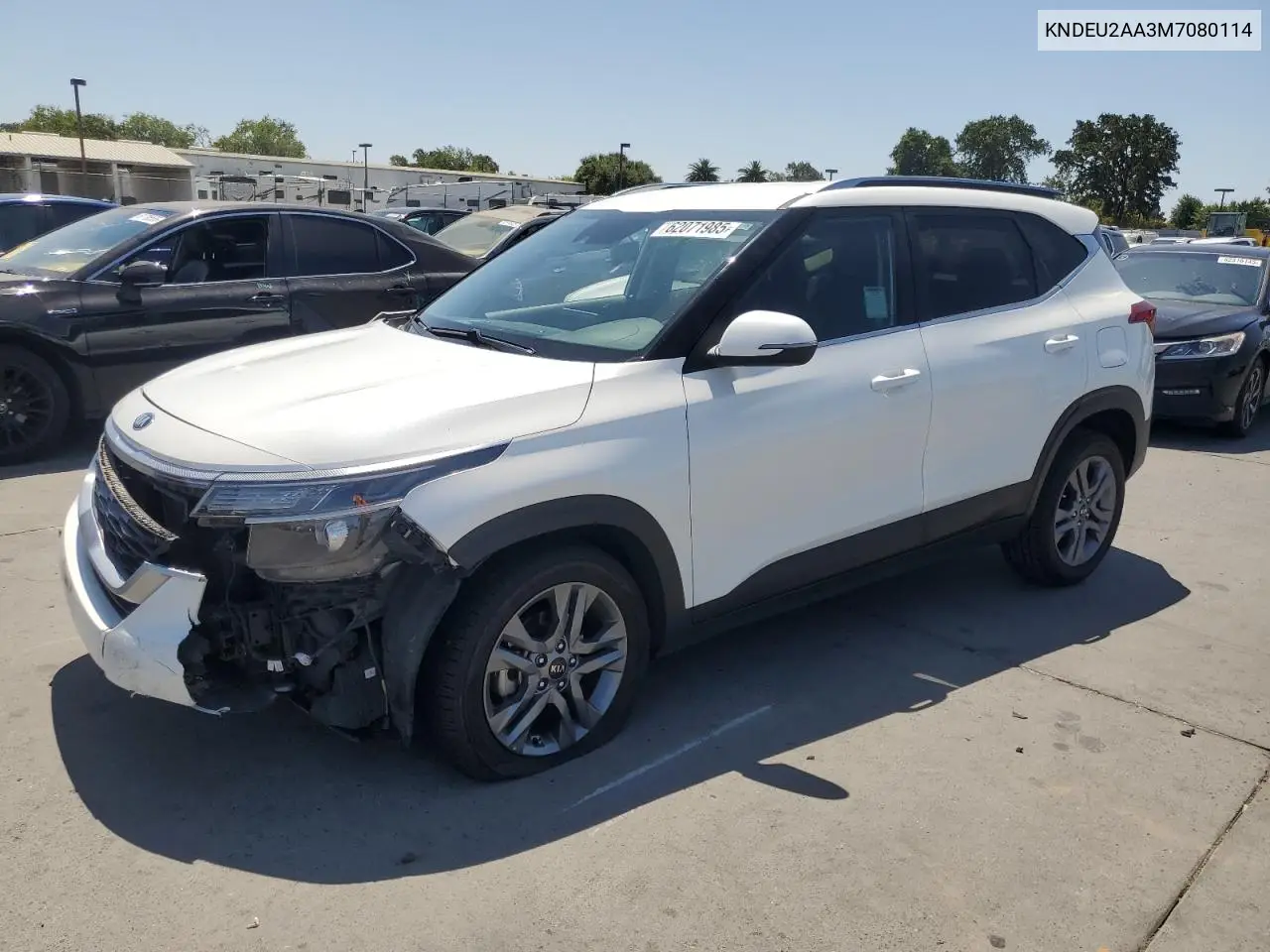 2021 Kia Seltos S VIN: KNDEU2AA3M7080114 Lot: 62071985