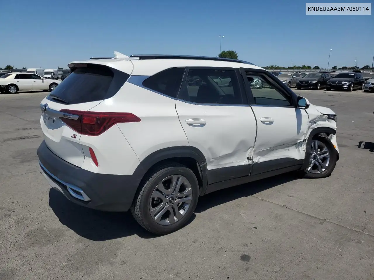 2021 Kia Seltos S VIN: KNDEU2AA3M7080114 Lot: 62071985