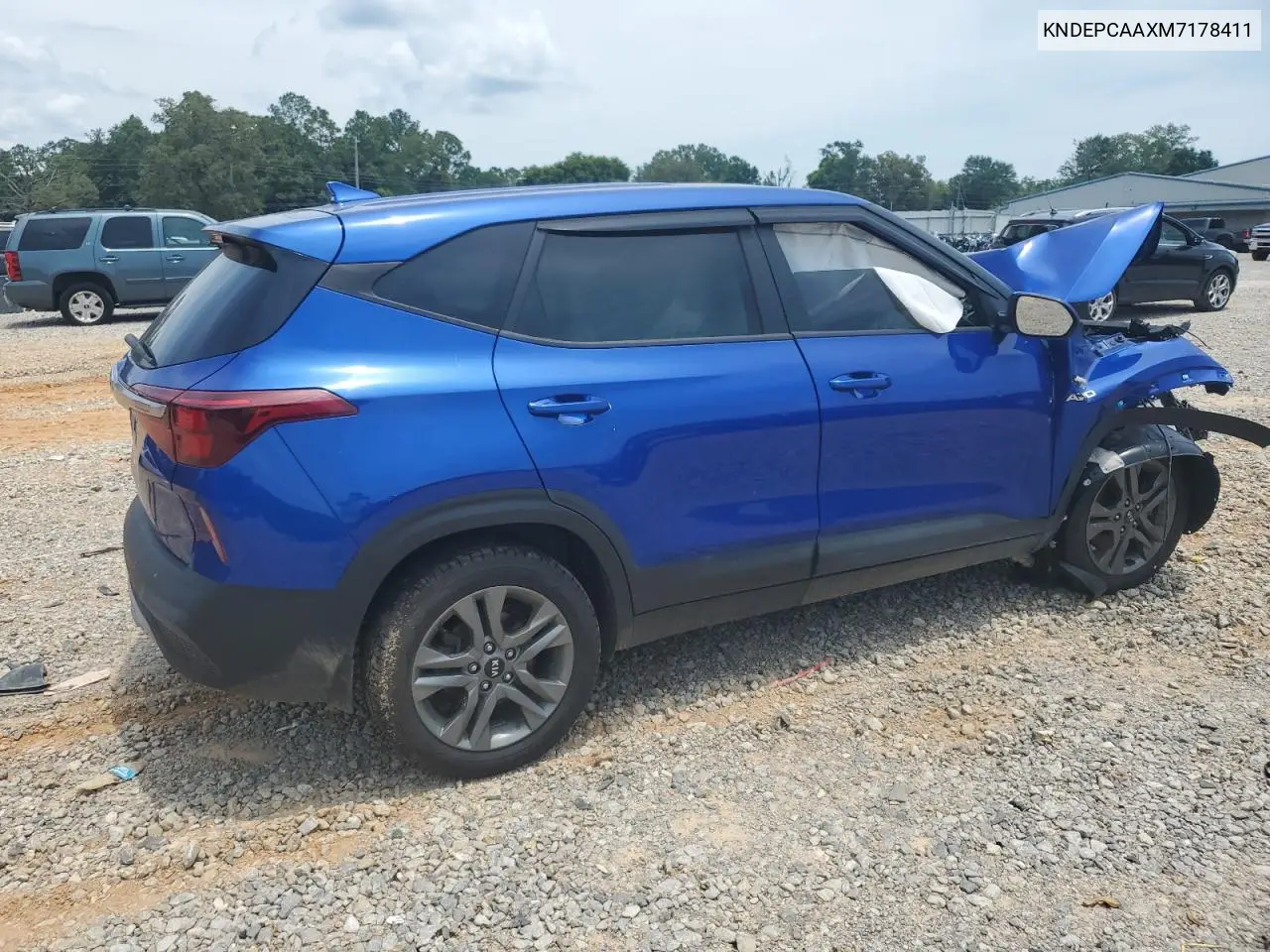 2021 Kia Seltos Lx VIN: KNDEPCAAXM7178411 Lot: 62413395