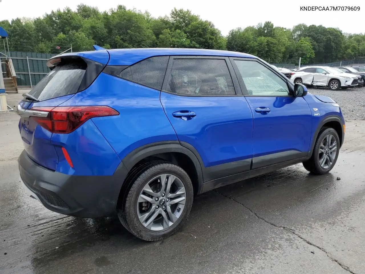 2021 Kia Seltos Lx VIN: KNDEPCAA7M7079609 Lot: 62638595