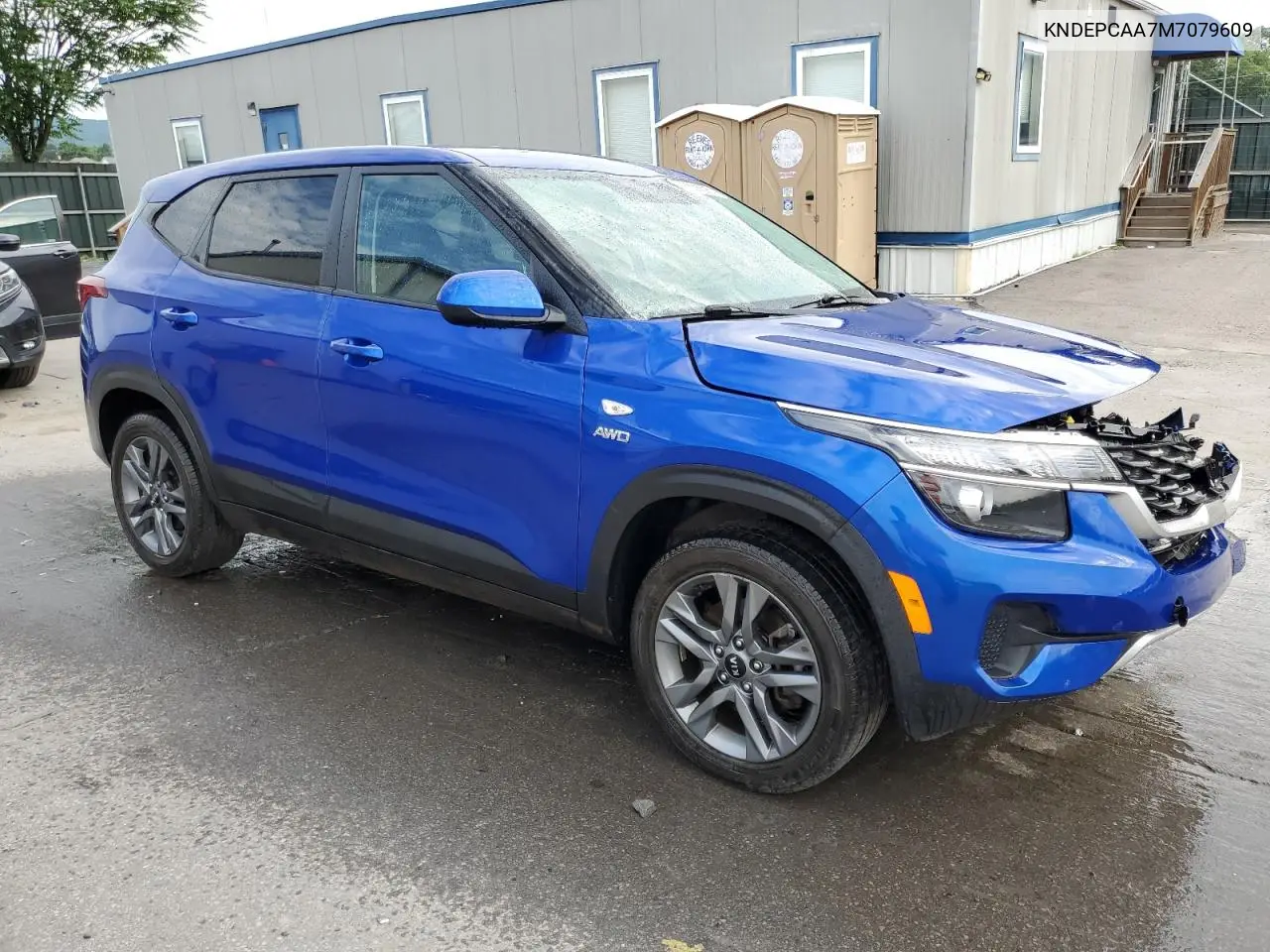 2021 Kia Seltos Lx VIN: KNDEPCAA7M7079609 Lot: 62638595